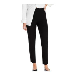 Eileen Fisher Womens Black Slim Ankle Side zip Pants NWT Sz XS